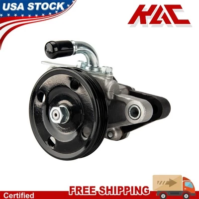 Power Steering Pump W/ Pulley for 01-2005 Hyundai Elantra 2003-2008 Tiburon - Image 1 of 4