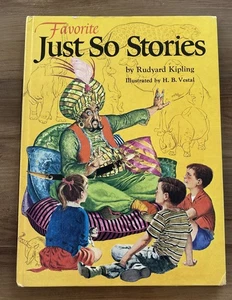 1957 Favorite Just So Stories by Rudyard Kipling VG HC Book - Imagen 1 de 6