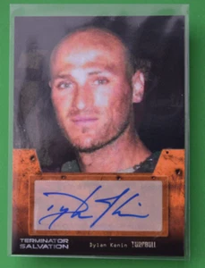 Terminator Salvation [Topps 2009] Signed Autograph card Dylan Kenin - Picture 1 of 2
