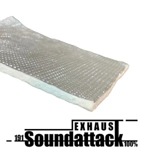 Hitzeschutzmatte selbstklebend 500x500 Glasfaser 4mm Auspuff Unterboden - Bild 1 von 5
