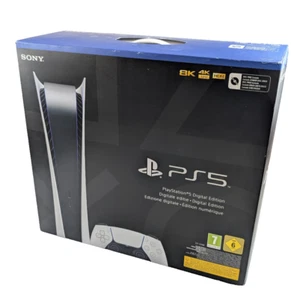 Sony PlayStation 5 consola de juegos digital PS5 FW 5.50 / 6.00 - CFI-1216B EMBALAJE ORIGINAL NUEVO - Imagen 1 de 3