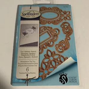 New Spellbinders Die Set RENAISSANCE TAG TWO D-Lites S4-600 - Picture 1 of 2