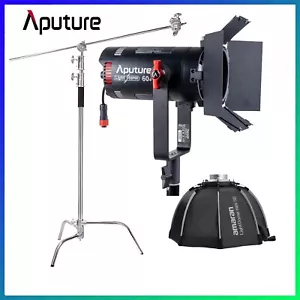 Aputure LS 60d LED Video Light 60W 5600k Daylight+Light Dome mini SE+C Stand Bag - Picture 1 of 11