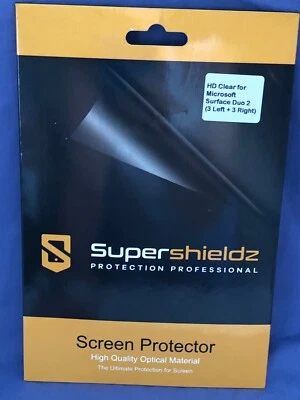 New (3 Pack) Supershieldz Designed For Microsoft Surface Duo 2 Screen Protector - Image 1 of 3