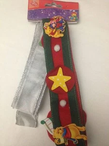 Winnie the Pooh - Fascia Rosso Verde con tutta la famiglia Winnie - x Natale - Imagen 1 de 1
