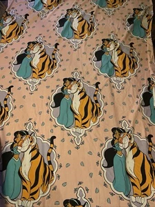 Aladdin PRINCESS JASMINE 91” X 82” 1990’s   Disney  Vintage 1994 Twin Sheet - Picture 1 of 4