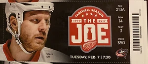 Chaquetas azules Det Red Wings 2017 último GM Joe Louis - Seth Jones GWG - Imagen 1 de 1