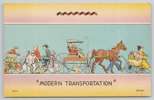 Postal "Transporte Moderno" c1930s - Imagen 1 de 2