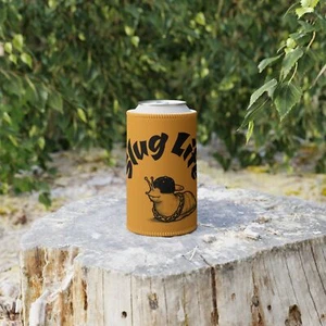 Slug Life Stubby Cooler, Cute Slug Beer Sleeve, Summer Party, Funny Coozie - Picture 1 of 8