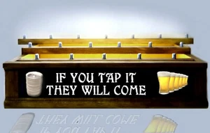 COLOR LED’s 18 BEER TAP HANDLE DISPLAY IF YOU TAP IT THEY WILL COME - Bild 1 von 1