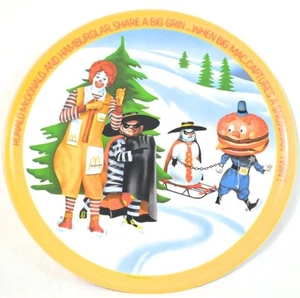 Vintage McDonalds Teller Ronald McDonald und Hamburgular - Bild 1 von 2