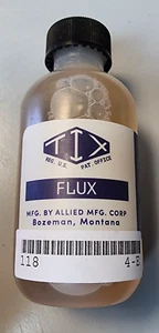 Tix Flux - Plastic Bottle - 2 ounce 59.1mL For Soldering Allied Manufacture - Picture 1 of 2