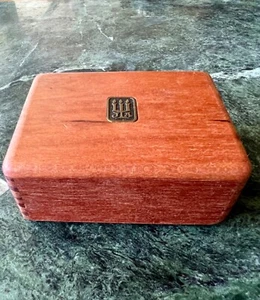 James Avery Rectangular Wooden Keepsake/Jewelry Box With Brass Logo “Retired” - Picture 1 of 11
