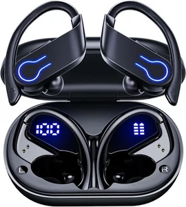 Wireless Bluetooth earphones, 120H playback time stereo sports earphones - Picture 1 of 6