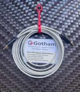 LINCOLN Mini-TRS (3,5 mm) cavo di interconnessione stereo 15 piedi spine dritte - Foto 1 di 2