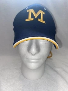 Michigan Wolverines Hat Fitted M/L Zephyr Stretch Logo Baseball Cap NCAA - Picture 1 of 7