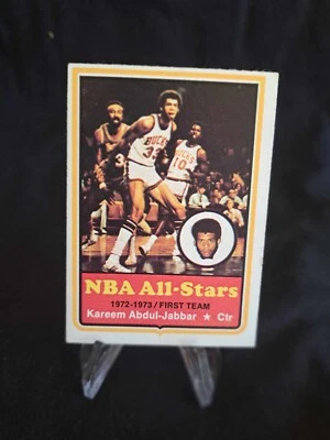 1973-74 Topps - #50 Kareem Abdul-Jabbar - Image 1 of 2