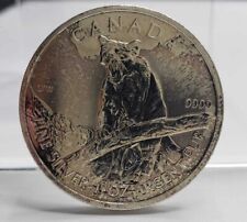 2012 Canada Wildlife Series 1 oz Silver Cougar 999 Fine Silver $5 Coin 