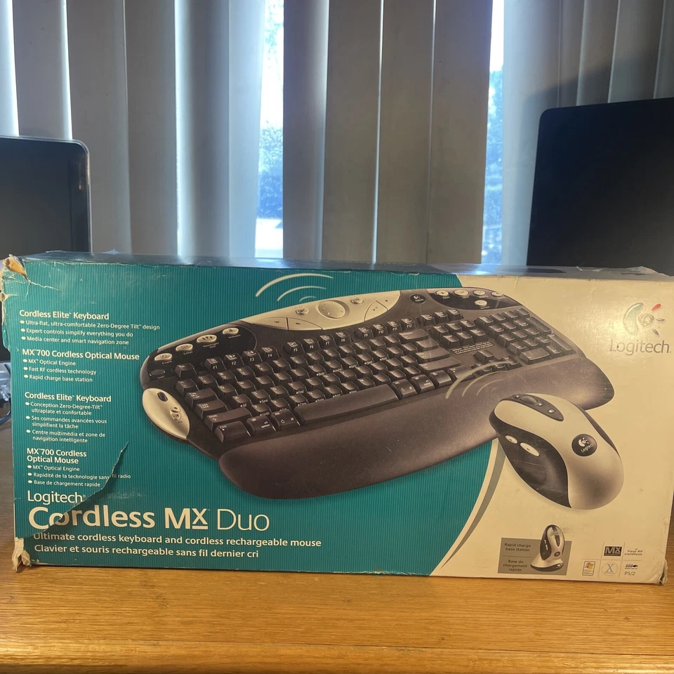 Logitech MX Duo  Wireless Keyboard & Rechargeable Wireless Mouse discontinued - Image 1 of 4
