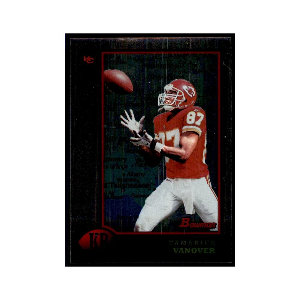 1998 Bowman Foil Tamarick Vanover Football Cards #69 - Image 1 of 3
