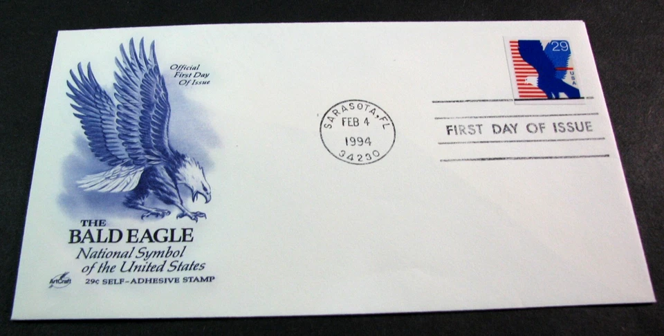US Stamp FDC Scott# 2598 The Bald Eagle 1994 Used L756 - Image 1 of 1