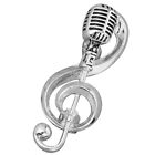  Birthday Pins for Women Mic Button Musical Jewelry Man Miss Gift Prom