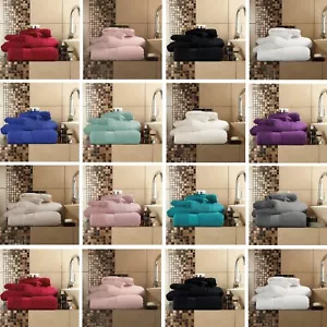 2pack Miami 100% Egyptian Cotton 700 GSM Thick Soft Hand Bath Towels Jumbo Sheet - Picture 1 of 19