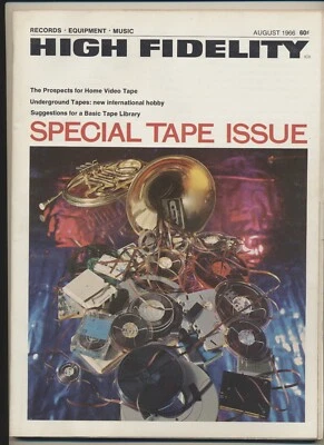 High Fidelity Magazine Vol. 16 # 08 Aug 1966 Special Tape Issue - Image 1 of 3