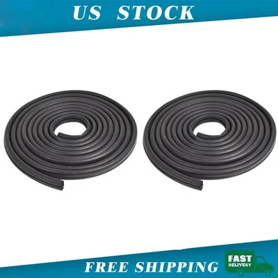 Pair Extended Cab Door Seal SET Weatherstrip For 2000-06 Silverado Sierra X-Cab - Image 1 of 4