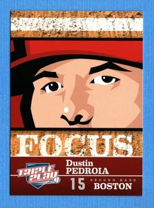 2012 Panini Triple Play #238 Dustin Pedroia FOC Boston Red Sox - Picture 1 of 1
