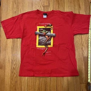 Camiseta De Colección National Geographic Tree Huggers Frogs Talla XL - Imagen 1 de 6