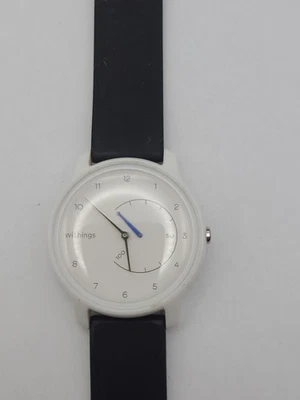 Withings HWA06 Move ECG Rastreador de Actividad Esfera Blanca Banda Negra BATERÍA NUEVA Foto 1 de 4