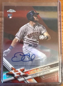Autógrafos Topps Chrome Update Red Refractors 2017 #HMT22 Derek Fisher 25/25 - Imagen 1 de 2