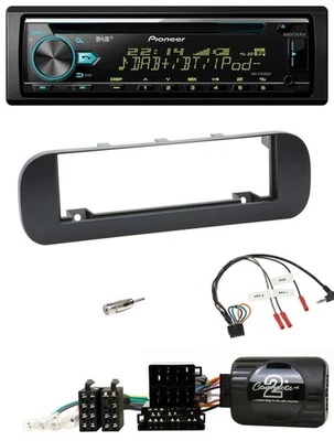 Pioneer DAB Lenkrad CD USB Bluetooth Autoradio für Fiat Panda 2012-2020 schwarz - Bild 1 von 4