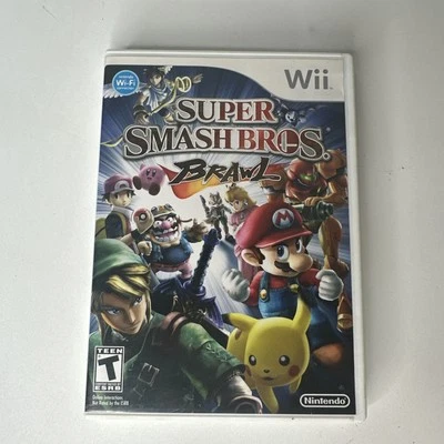 Super Smash Bros. Brawl (Nintendo Wii, 2008) CIB Complete Tested Working - Image 1 of 4