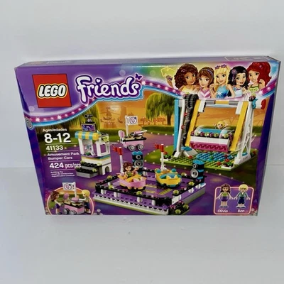 NEW Lego Friends Amusement Park Bumper Cars 41133 Olivia Ben Minifigures 2016 - Image 1 of 3