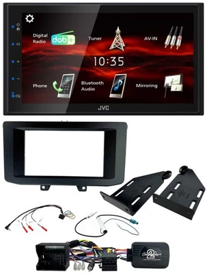 JVC USB Bluetooth Lenkrad DAB 2DIN Autoradio für Scania NextGen ab 2016 - Bild 1 von 4