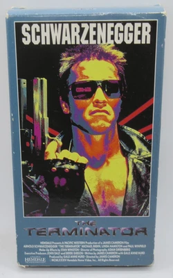 THE TERMINATOR VHS VIDEO MOVIE, ARNOLD SCHWARZENEGGER, LINDA HAMILTON, MICHAEL - Image 1 of 2