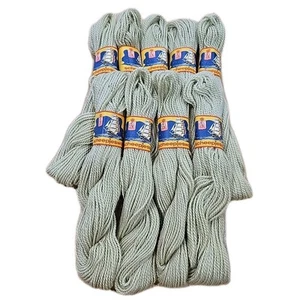 9 Hanks Scheepjeswol Yarn Destash Lot of  50 gm ea Virgin Wool Light Green New - Picture 1 of 5