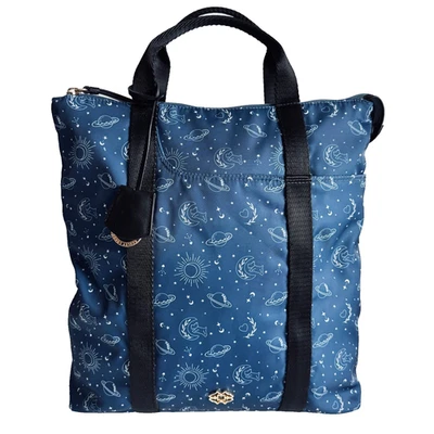 RADLEY Handtasche blau groß Reißverschluss oben Rucksack Tasche-Radley 24/7 Cosmic Dog UVP 145 £ - Bild 1 von 4