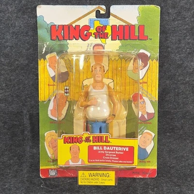 Figura de acción King of the Hill Bill Dauterive 2002 Toycom Sota nueva en paquete Foto 1 de 3
