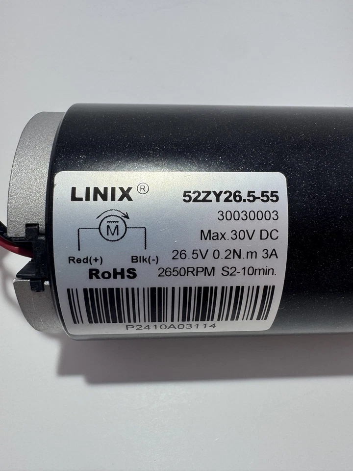 Motor de bomba PolarIs Zodiac Linix V4 4wd VX50 VX55 VX65 52ZY26.5-55 TESTADO BOM - Imagem 1 de 4