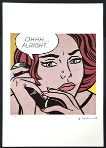 Roy Lichtenstein - 50 x 35 cm Limitierte Auflage Nr.84/150 - Picture 1 of 3
