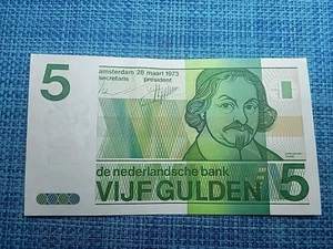 ๐ณ๐ฑ Netherlands 5 Gulden 1973 P-95 XF banknotes 042525-6 - Picture 1 of 2