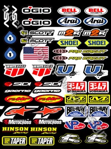 Motocross Sponsor Decal Stickers Graphics Honda CR 80 125 250 CRF 450 CBR /137 - Picture 1 of 1