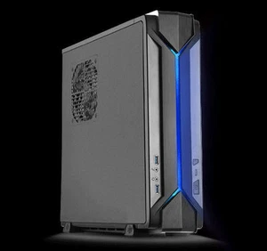 Silverstone SST-RVZ03B Mini-ITX/Mini-DTX Slim Desktop/HTPC Case - Picture 1 of 8