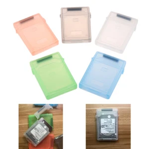 2.5'' IDE SATA HDD Hard Drive Disk Plastic Storage Box Case Enclosure CoverB_cd - Photo 1/17