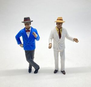 American Diorama 1/18 Gangster Figures 30's Style Man With Hat Smoking Cigar 4"