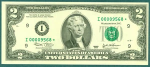 2 Dollars 2003 ( I 9568 STAR ) World paper money currency banknotes.(1 of 2) - Picture 1 of 3