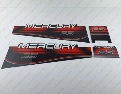 Mercury 25 hp Two Stroke 1996-1998 outboard engine decals sticker - Image 1 of 4